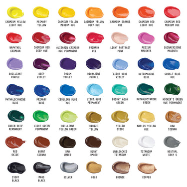 LIQUITEX BASICS ACRYLIC COLOUR SET